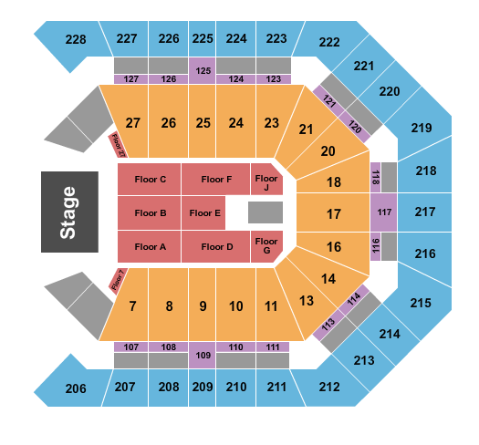 MGM Grand Garden Arena Carin León Seating Chart
